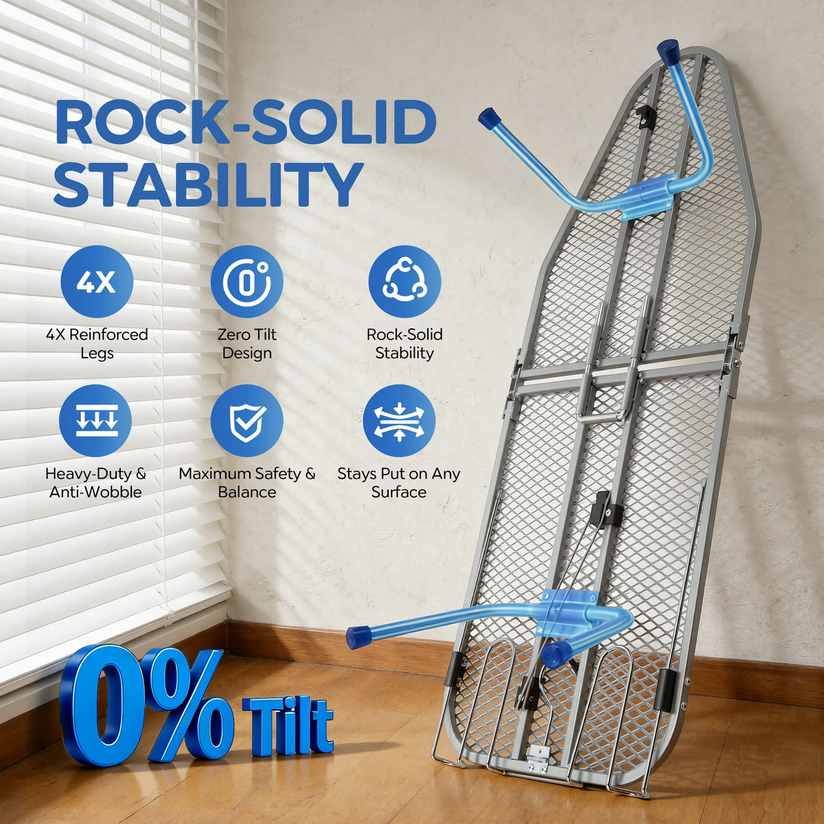 Doulami Ironing Board Tabletop Ironing Board with Iron Rest Portable Folding Iron Board for Dorms Apartment Travel