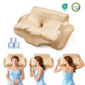 Cervical Neck Pillow - Ergonomic Side Sleeper Pillow for Pain Relief, Contour Cervical Pillow for Sleeping, Memory Foam Pillows for Neck Support, Orthopedic Bed Pillow for Back Stomach Sleepers